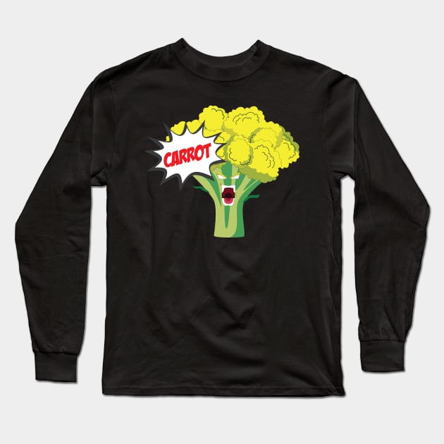 Broccoly Long Sleeve T-Shirt by PuakeClothing